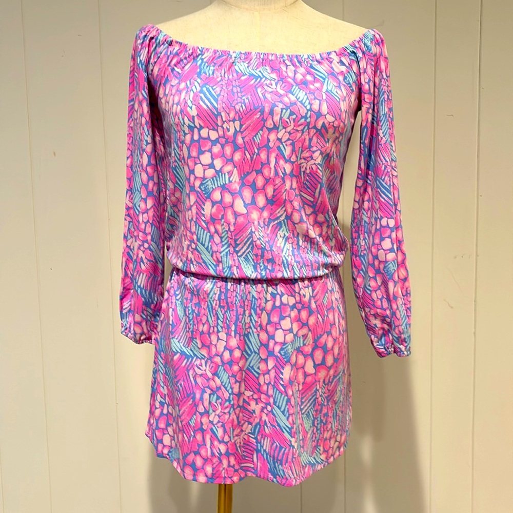 Lilly Pulitzer Off-the-Shoulder Romper - VGUC